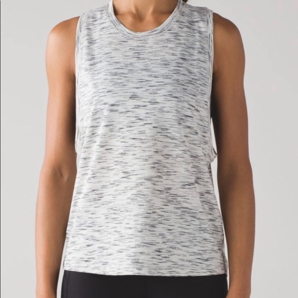 Lululemon Heathered Grey Muscle Tank